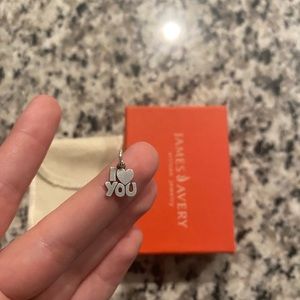 James avery ‘I ❤️ u’ bracelet charm